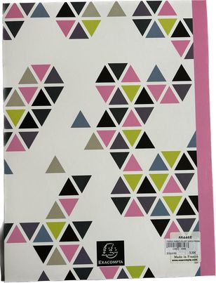 POCHETTE CARTONNEE MOTIFS LOSANGES