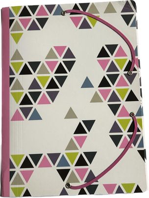 POCHETTE CARTONNEE MOTIFS LOSANGES