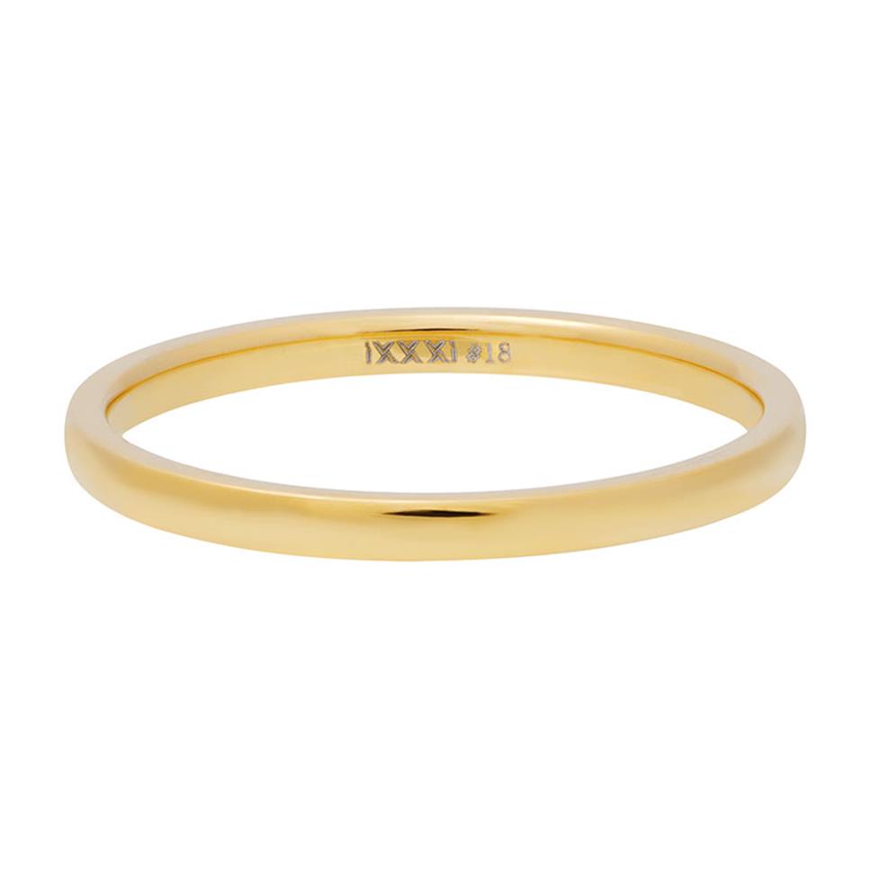 BAGUE IXXXI 2 MM Or jaune