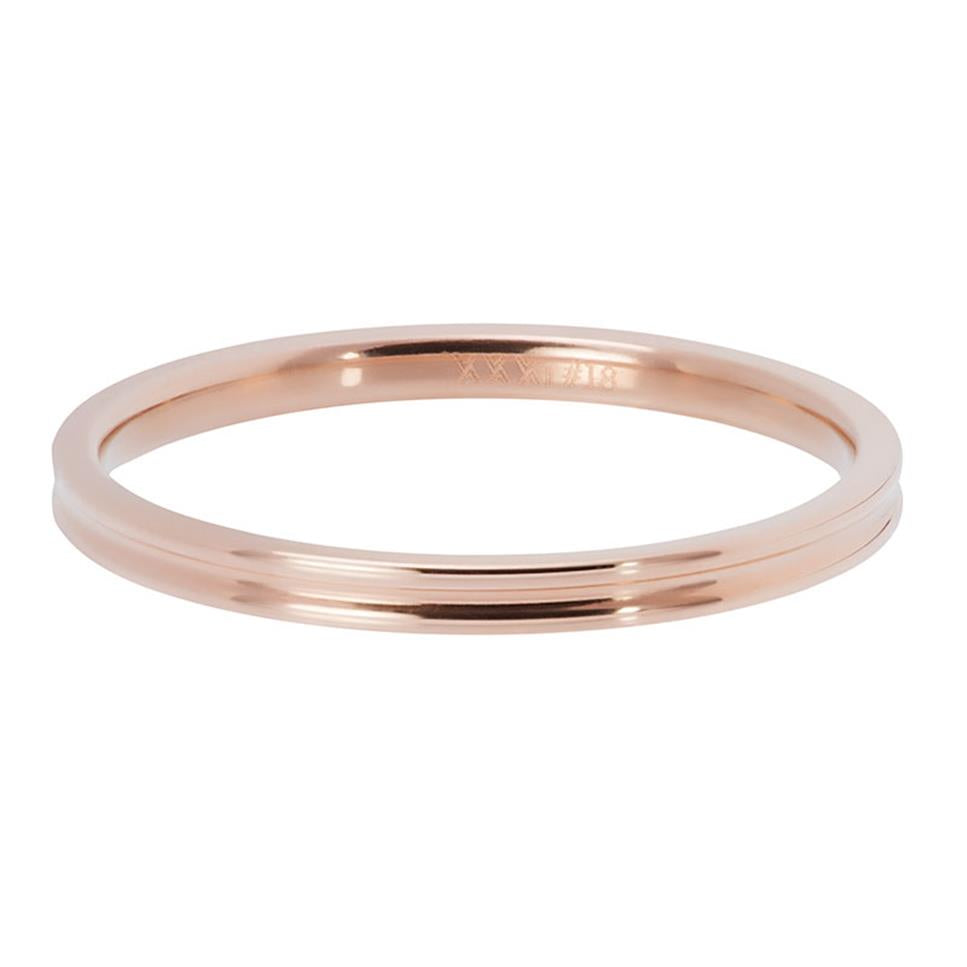 BAGUE IXXXI 2 MM Or rose