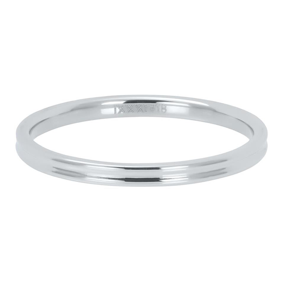 BAGUE IXXXI 2 MM Argent