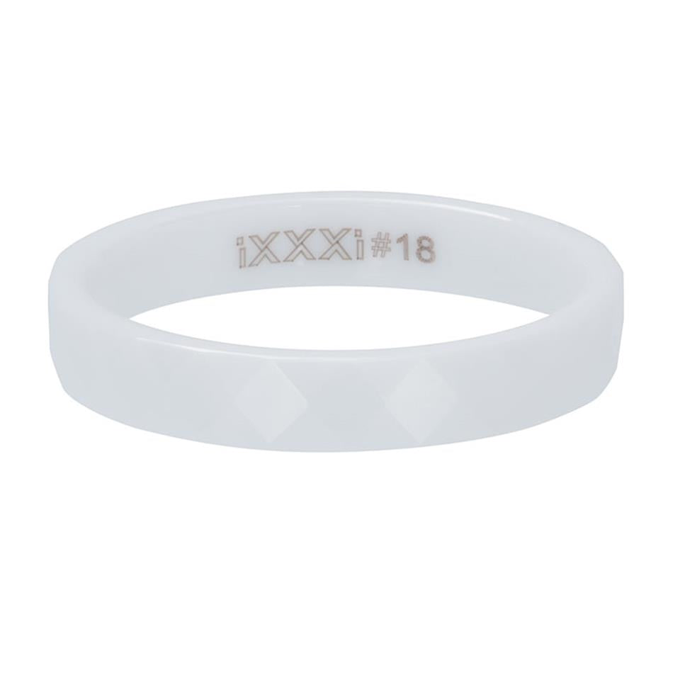 BAGUE IXXXI 4 MM Blanc