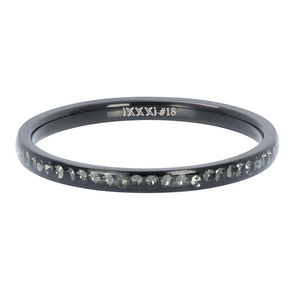 BAGUE IXXXI 2 MM Noir