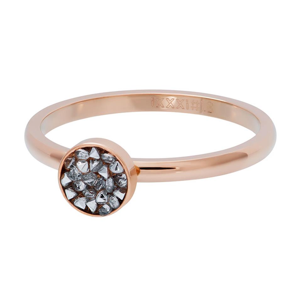 BAGUE IXXXI 2 MM AVEC DESSUS Or rose