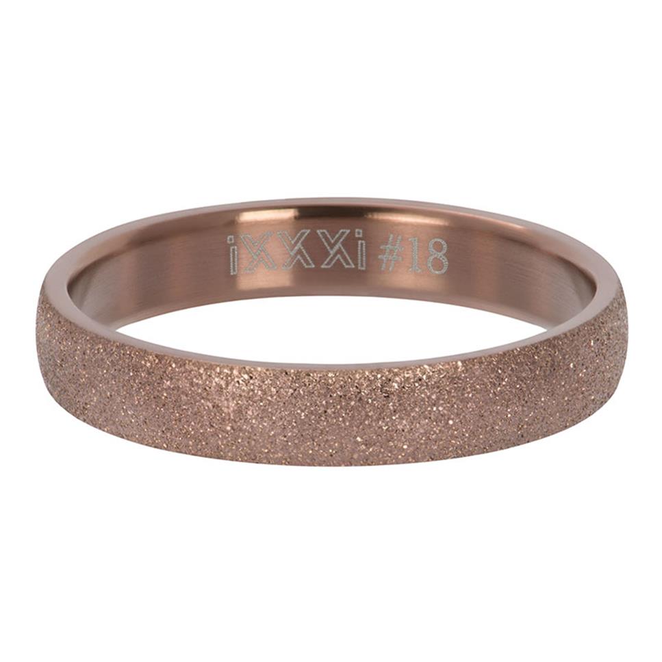 BAGUE IXXXI 4 MM Or rose foncé