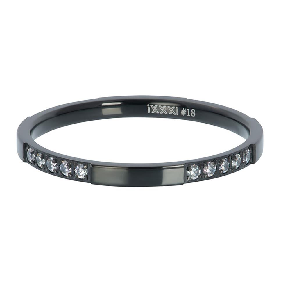 BAGUE IXXXI 2MM Noir