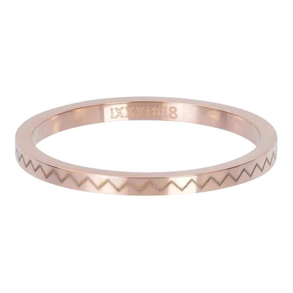 BAGUE IXXXI 2 MM Or rose