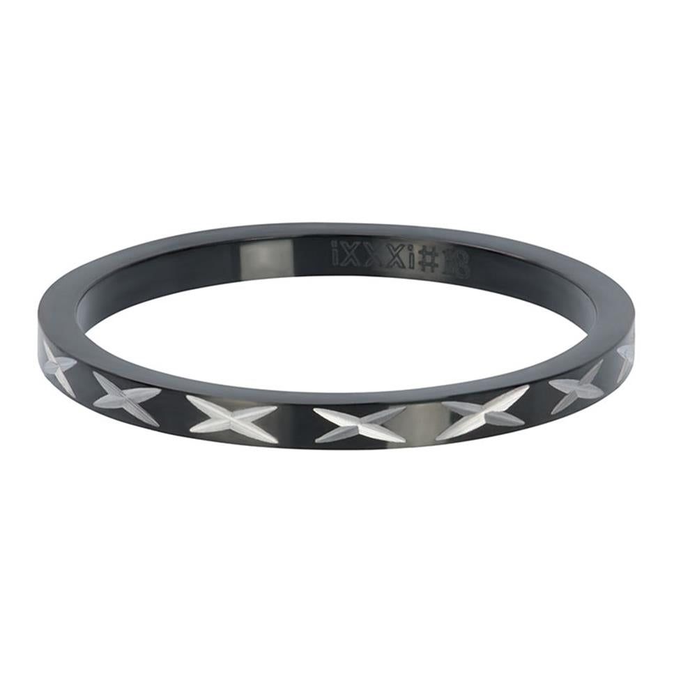 BAGUE IXXXI 2 MM Noire