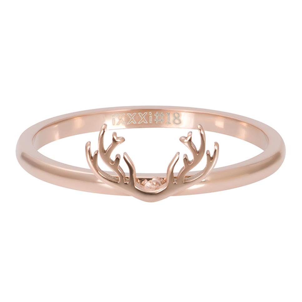 BAGUE IXXXI 2 MM CERF Or Rose