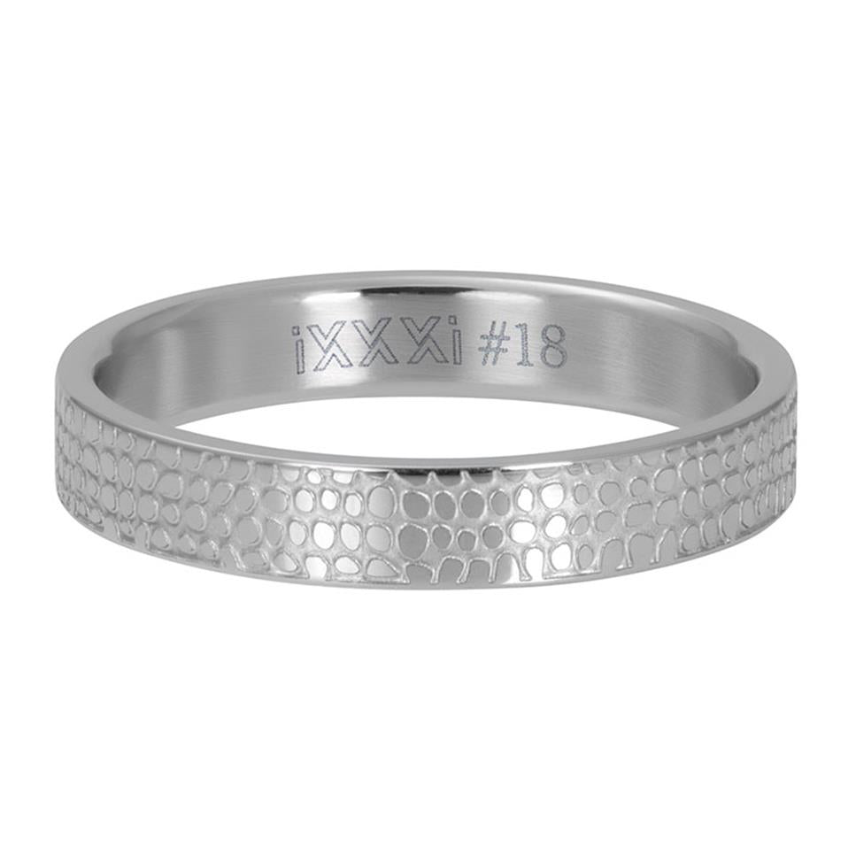 BAGUE IXXXI 4 MM GIRAFE Argent