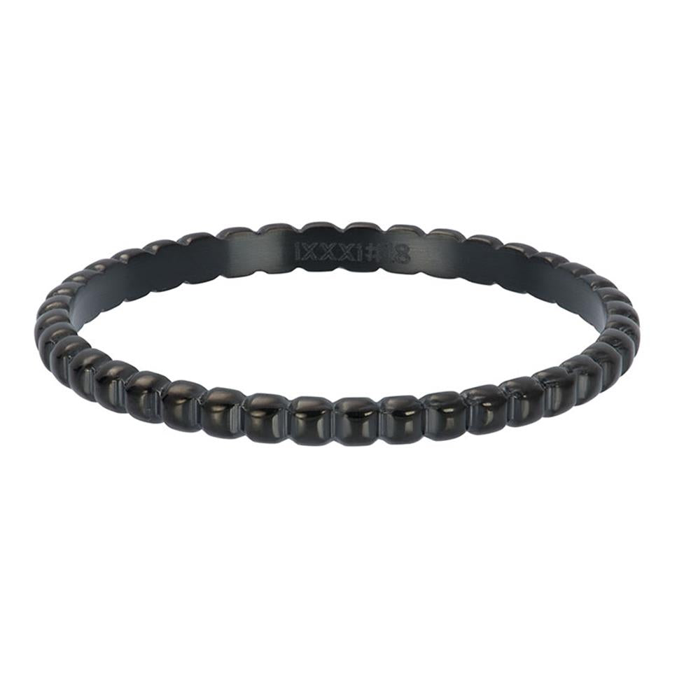 BAGUE IXXXI 2 MM Noir
