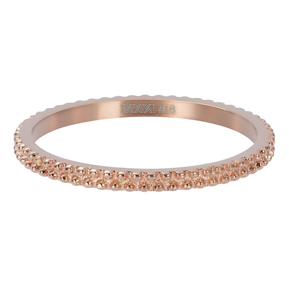 BAGUE IXXXI 2 MM Or rose