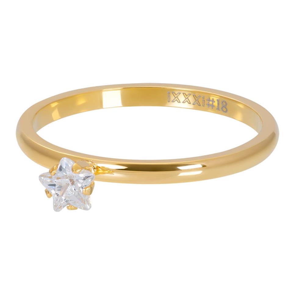 BAGUE IXXXI 2 MM PIERRE Or