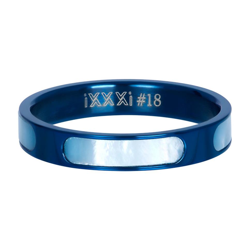 BAGUE IXXXI 4MM Bleue