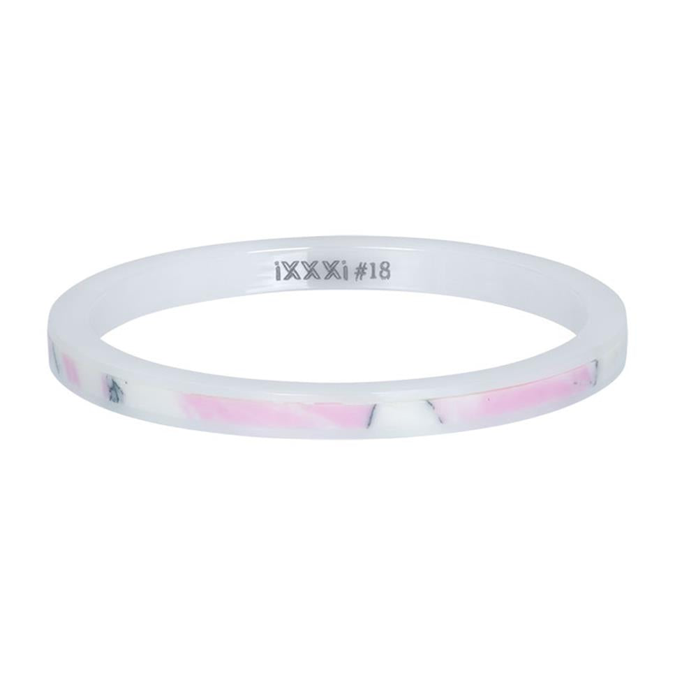 BAGUE IXXXI 2 MM rose