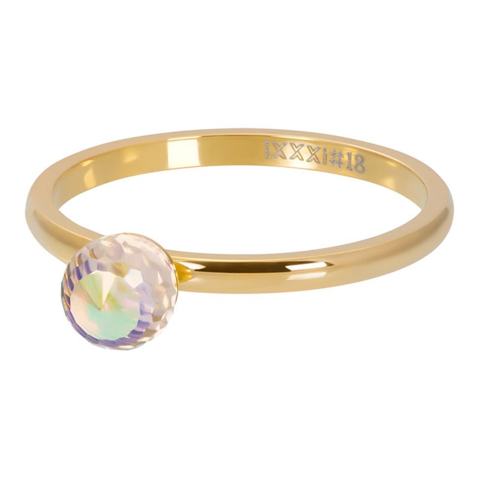 BAGUE IXXXI 2 MM AVEC PIERRE CRYSTAL GLASS BALL