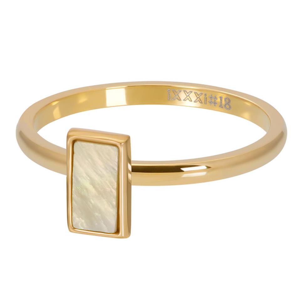 BAGUE IXXXI 2 MM AVEC PIERRE Or Jaune