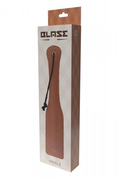 Cravache DREAMTOYS Blaze Elite , cognac , en cuir végan