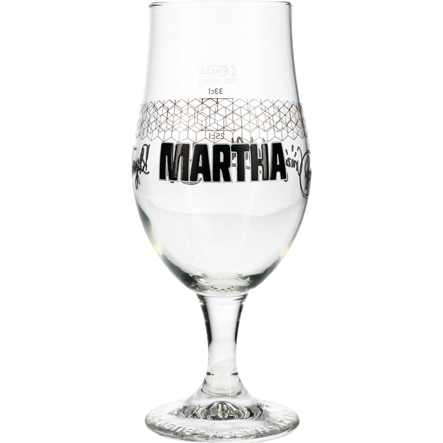 Verre à bière MARTHA 25/33CL