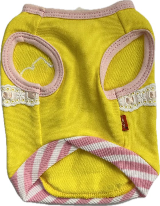 T-SHIRT gâteau et jaune pour chiens Puppé