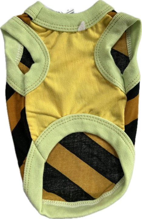 T-SHIRT rayé jaune et noir pour chiens Puppé
