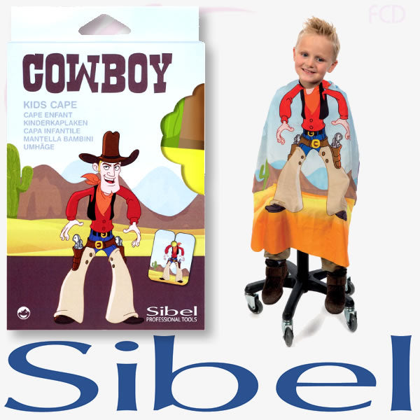 Cape de coiffure enfant COW BOY SIBEL