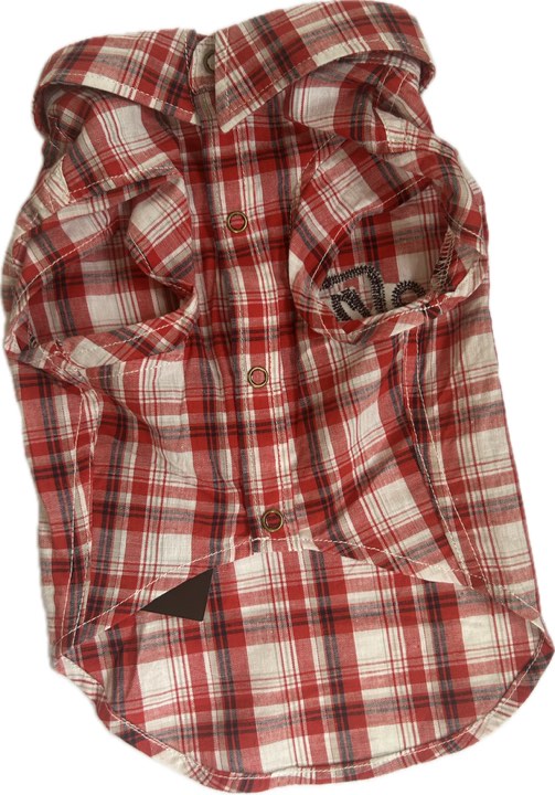 Chemise à carreaux pour chiens MILK & PEPER