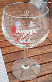 Verre à BOURGOGNE DES FLANDRES 25cl et 33 CL