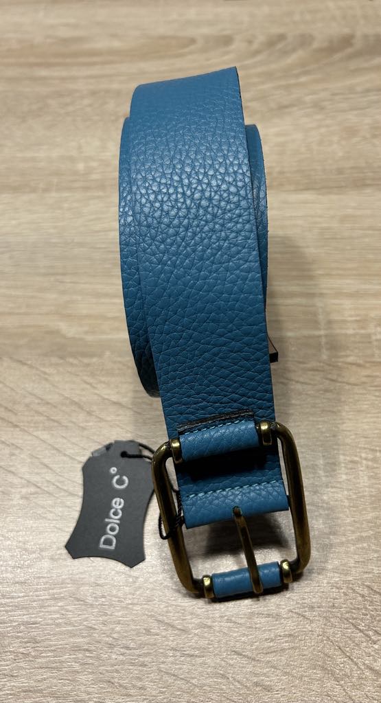 Ceinture en cuir boucle dorée Dolce C