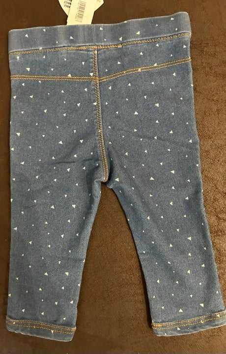 PANTALON JEAN motif triangles 12 mois Z KIDS