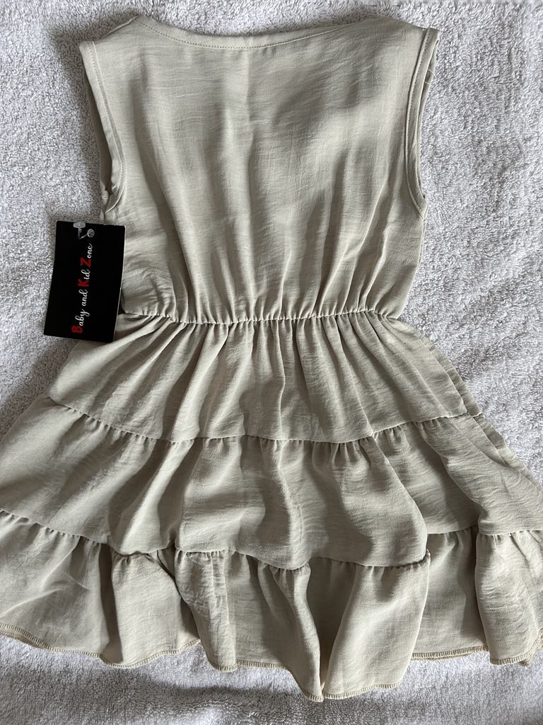 ROBE SANS MANCHES A VOLANTS MAELYS