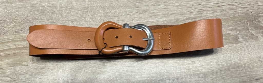 Ceinture en cuir orange, DOLCE C