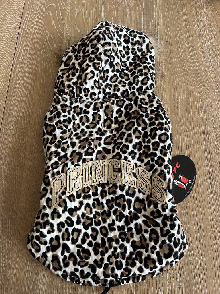 Manteau à capuche pour chienne "PRINCESS" Marque NYC