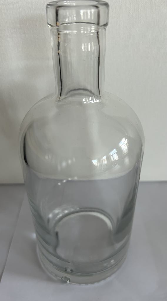 Bouteille en verre épais 75 CL