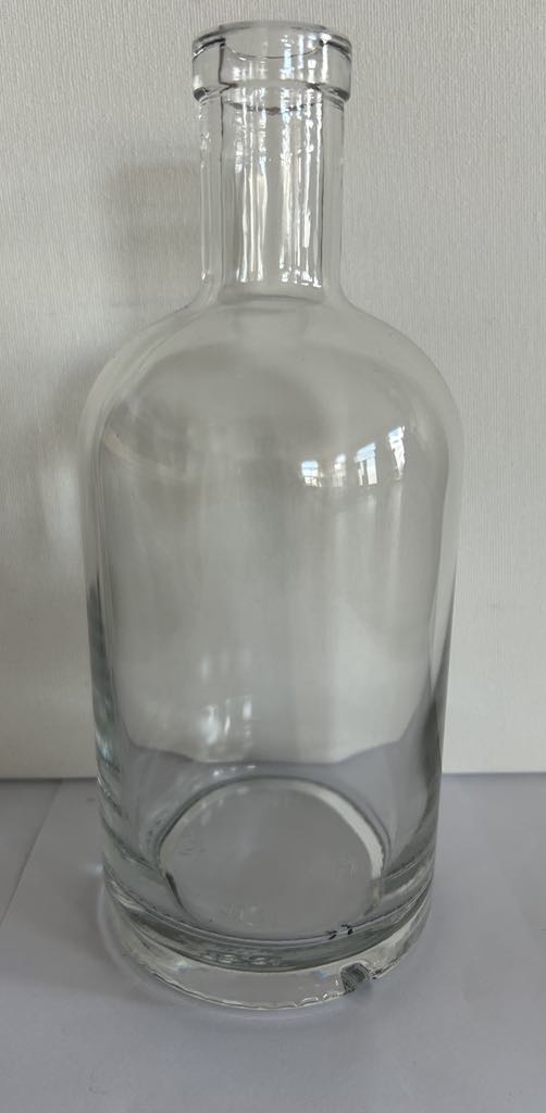 Bouteille en verre épais 75 CL