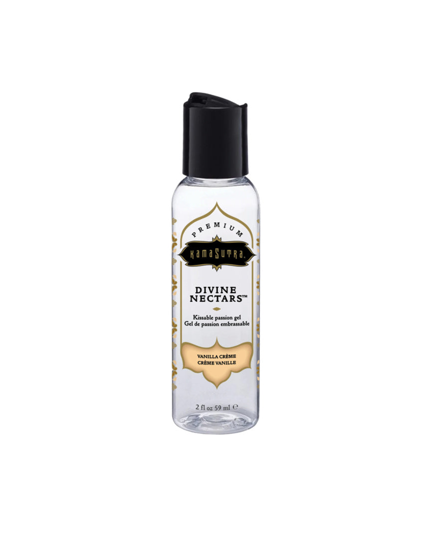 Gel lubrifiant à l'eau " Divine nectars" à la crème de Vanille Kamasutra 59ml