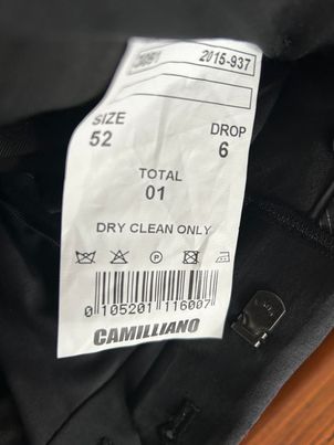 Pantalon de costume noir CAMILLIANO