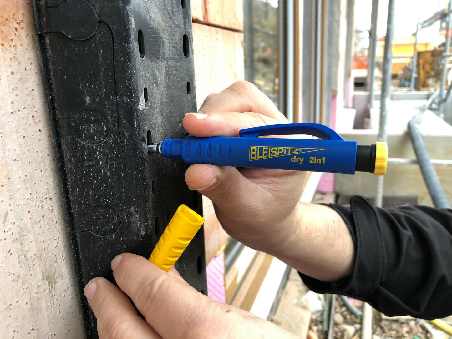 Marqueur de trous profonds Bleispitz dry 2in1