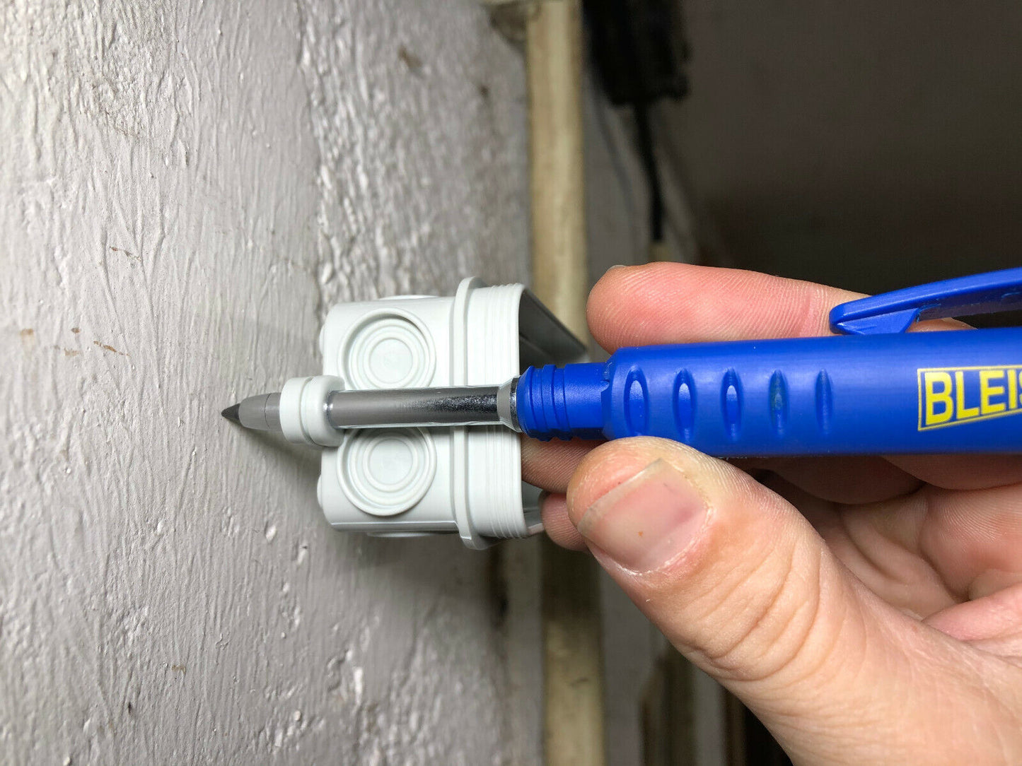 Marqueur de trous profonds Bleispitz dry 2in1