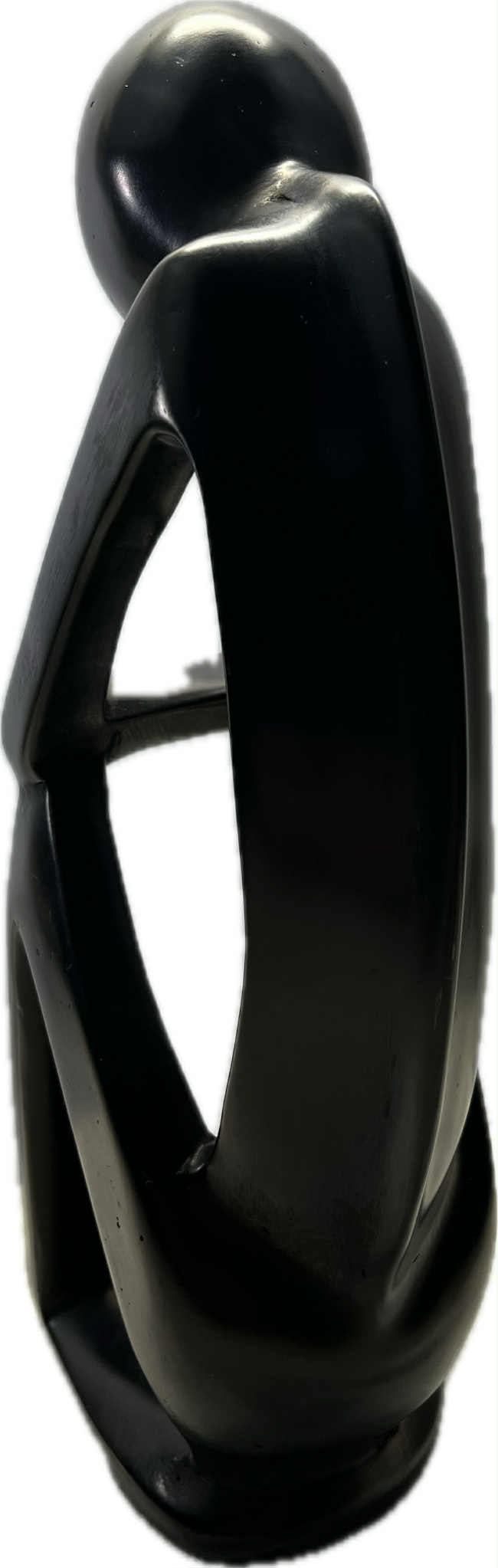 Statue africaine en stéatite "le penseur" de GmbH