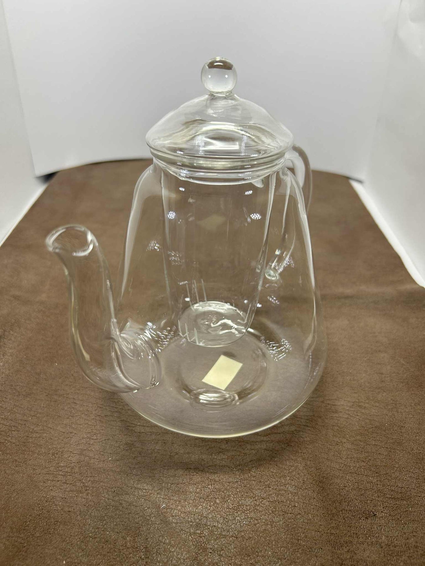Théière RE-Anne en verre résistant à la chaleur, transparente de GmbH(13cm de haut, 17 de large et 11cm de profondeur)