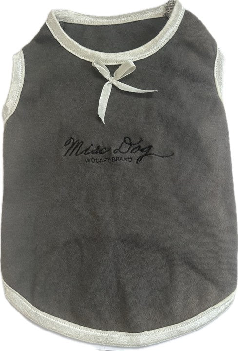 T Shirt gris pour chiens WOUAPY