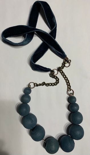 COLLIER ROSE METAL 11