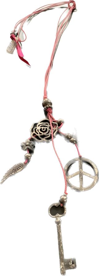 COLLIER ROSE METAL 19