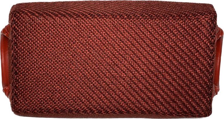 CORBEILLE tressé couleur Bordeaux AVEC POIGNEES