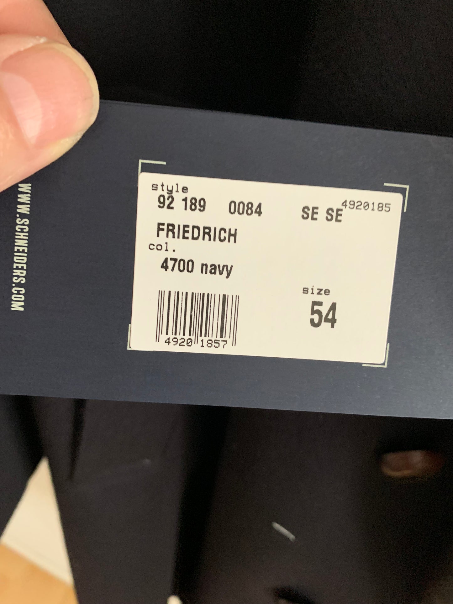 MANTEAU SCHNEIDERS collection Navy