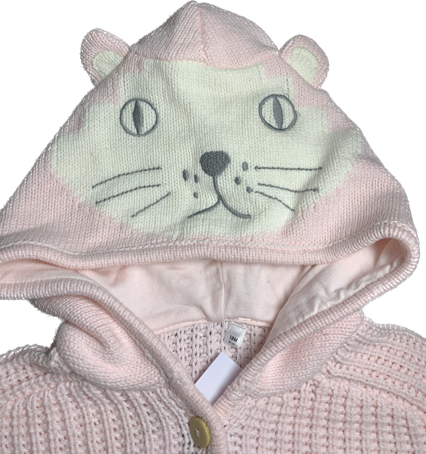 GILET ROSE CAPUCHE CHAT Z KIDS