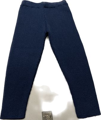 PANTALON BLEU MARINE COTELE