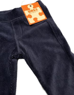 PANTALON VELOURS MARINE UBS2