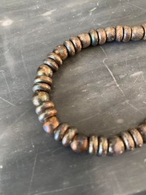 COLLIER ROSE METAL